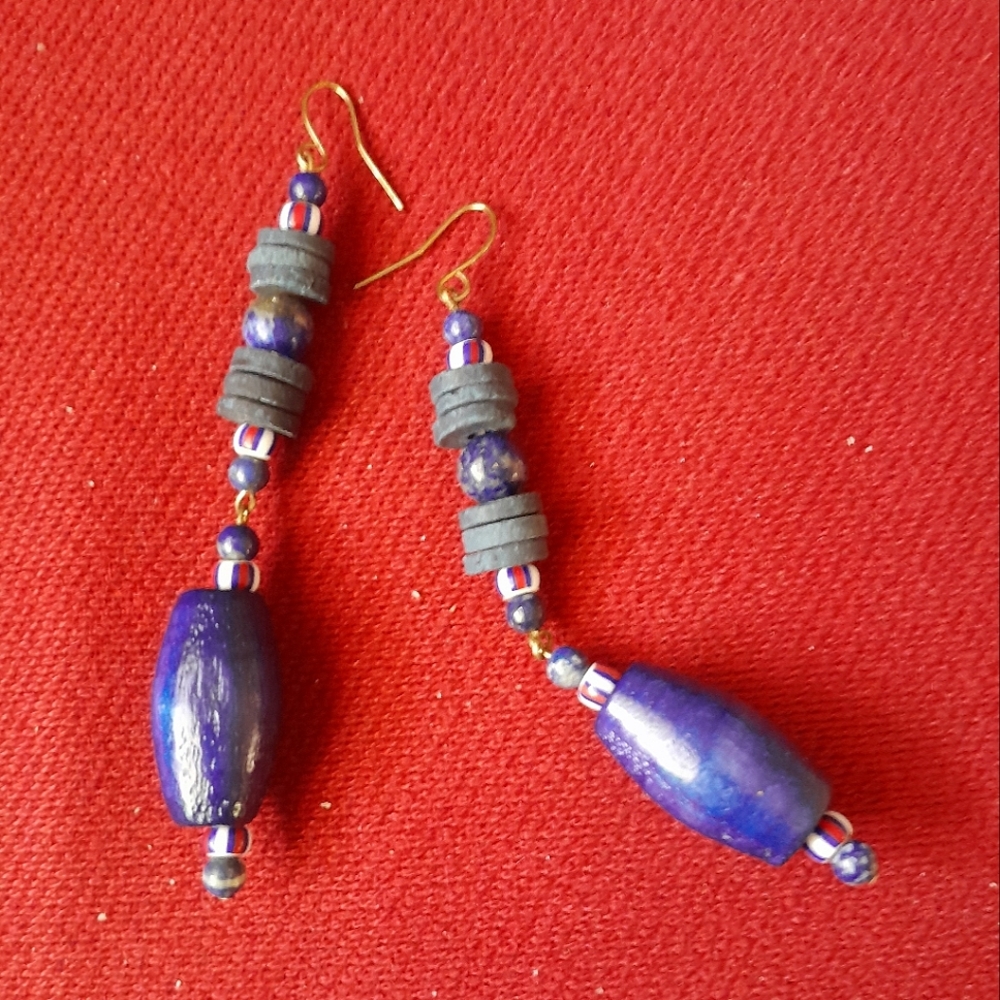'Blues Trade' XL Dangles - Picture 4 of 4